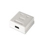 Aisens Roseta de Superficie RJ45 Cat.6 UTP 2 Tomas Blanco